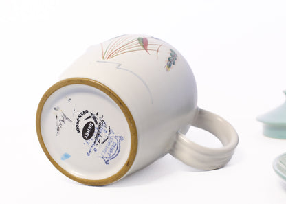 12 Piece Denby Greenwheat Tea Set