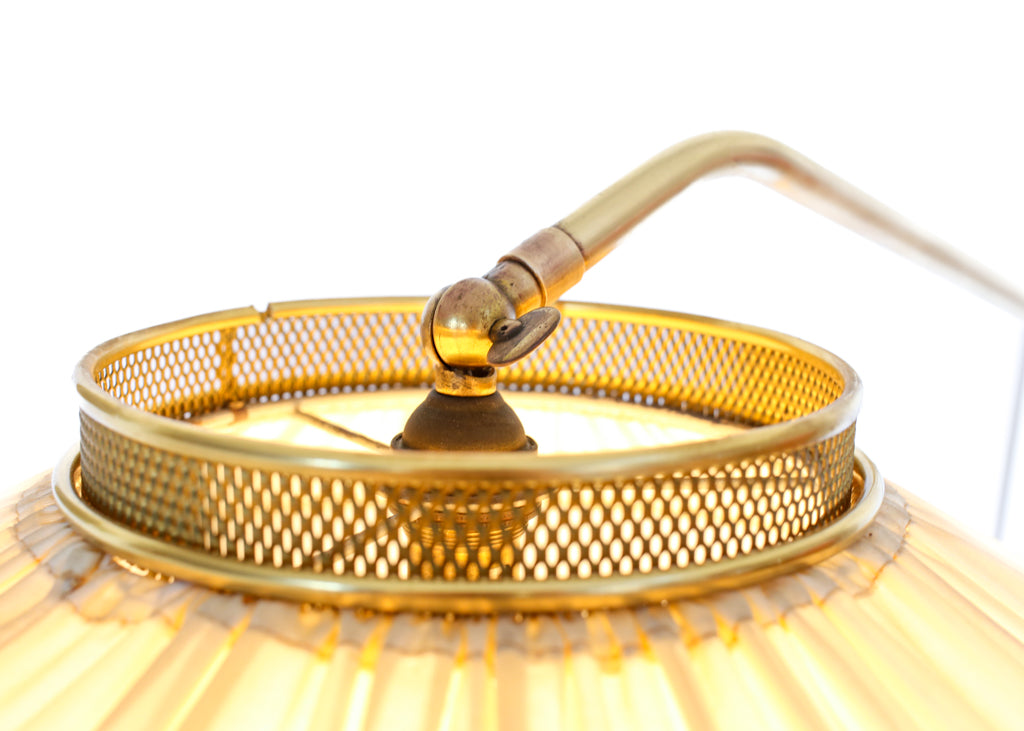 1950s Adjustable Brass Floor Lamp