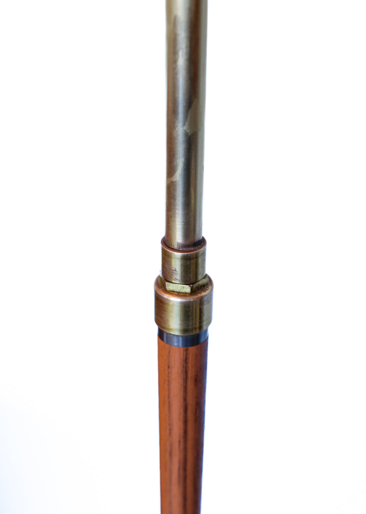 1950s Adjustable Brass Floor Lamp