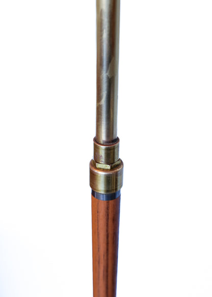 1950s Adjustable Brass Floor Lamp