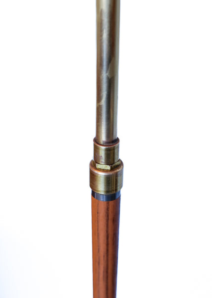 1950s Adjustable Brass Floor Lamp