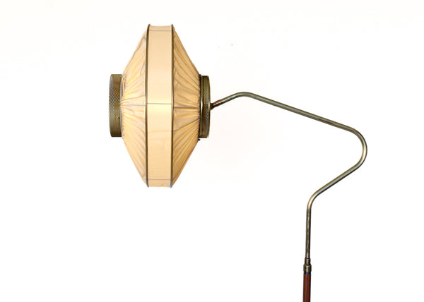 1950s Adjustable Brass Floor Lamp