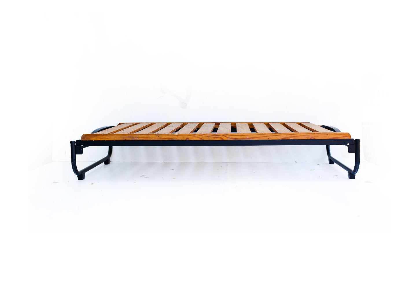 Two Vintage Steel Frame Single Beds - priced per item