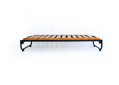 Two Vintage Steel Frame Single Beds - priced per item