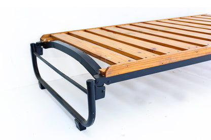 Two Vintage Steel Frame Single Beds - priced per item
