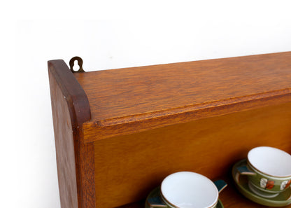 Solid Wood Shelf with a Cabinet