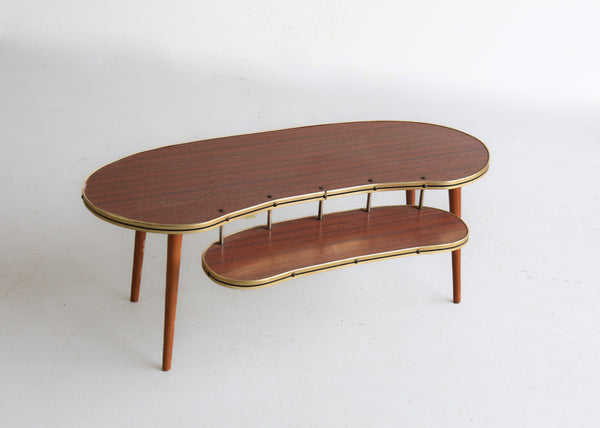 Bean Shape Two Tier Coffee Table