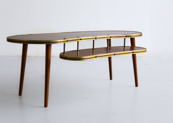 Bean Shape Two Tier Coffee Table