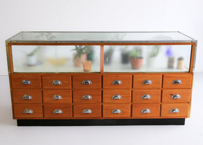 Vintage 18 Drawer Haberdashery Cabinet