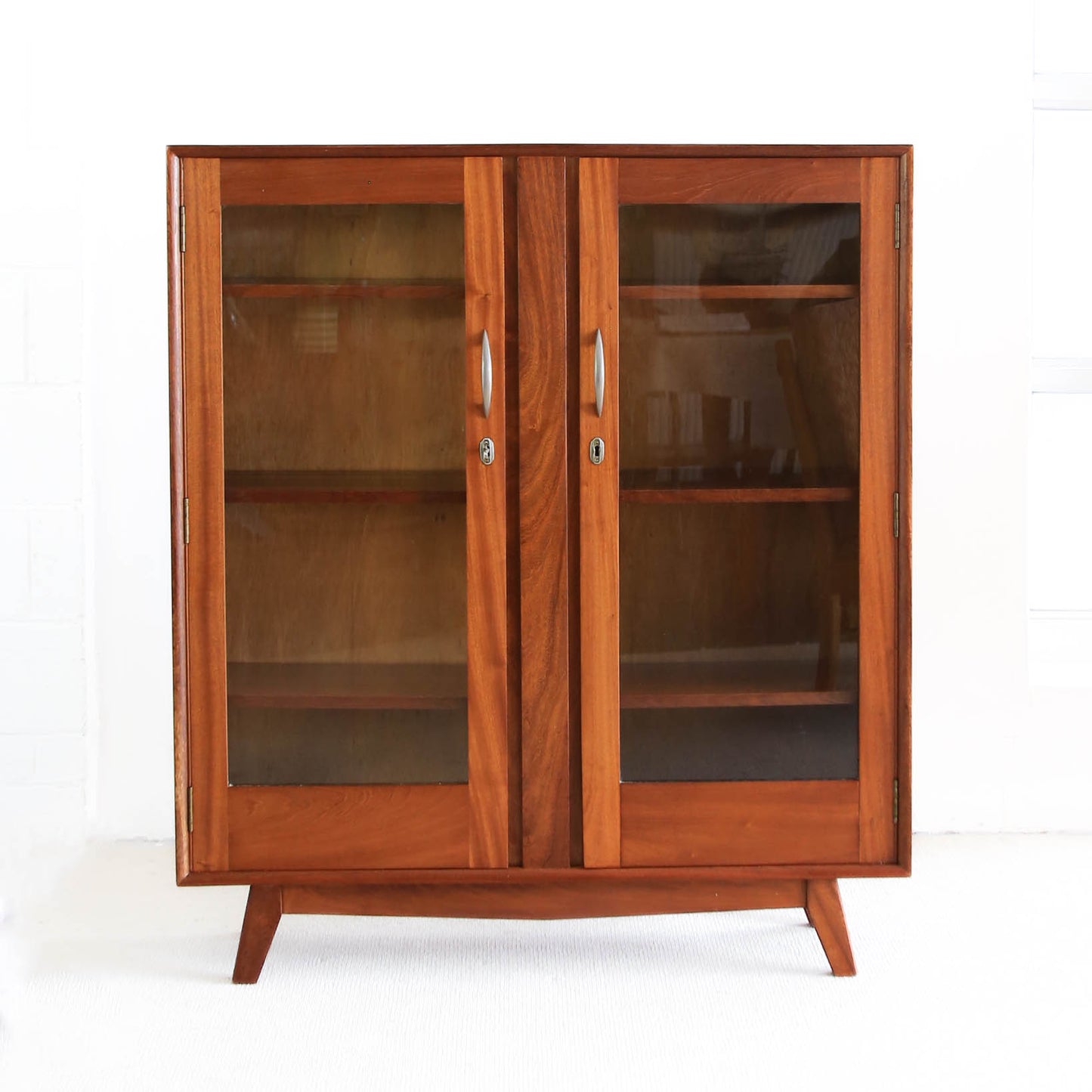 Vintage Sapele Bookcase