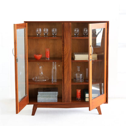 Vintage Sapele Bookcase