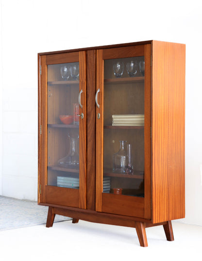 Vintage Sapele Bookcase