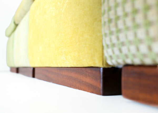 Modular Lemon and Lime Corner Sofa