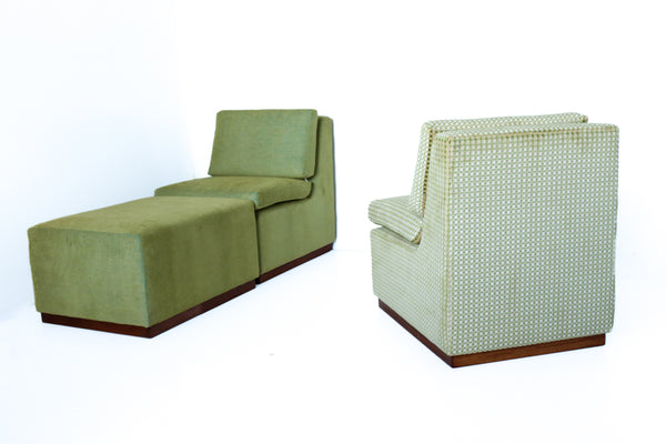 Modular Lemon and Lime Corner Sofa