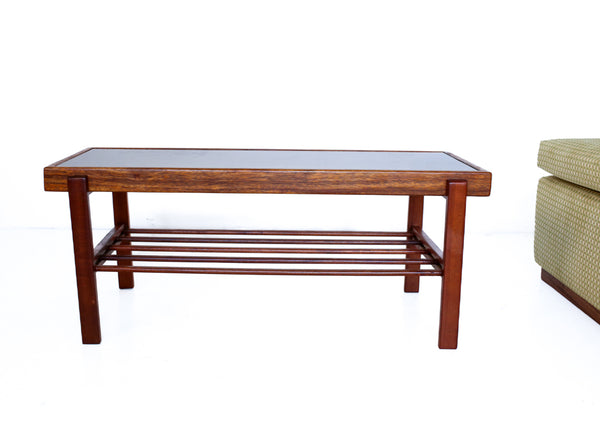 Glass Top Zim Teak Coffee Table
