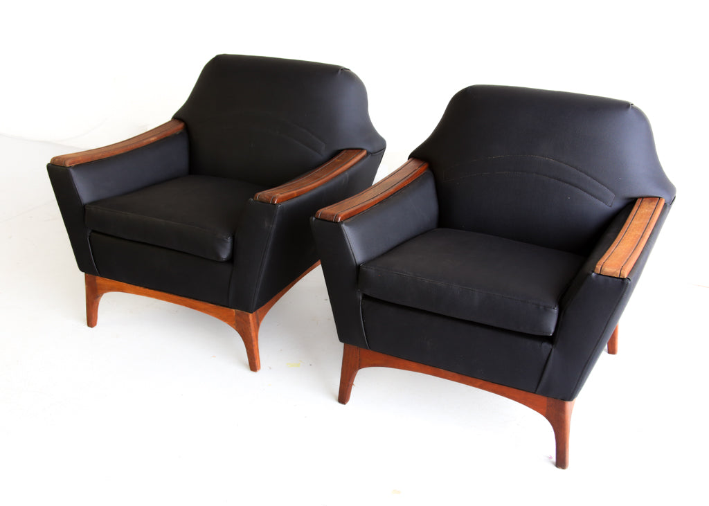 A Pair of 1960's Armchairs