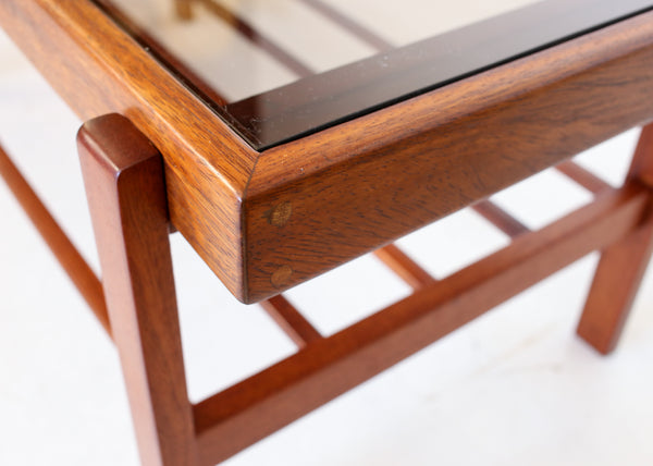 Glass Top Zim Teak Coffee Table