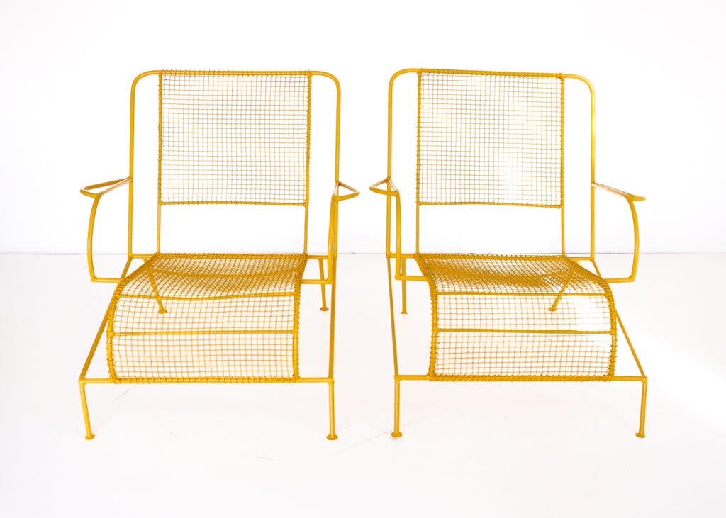 Yellow Vintage Patio Set - three pieces