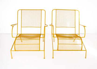 Yellow Vintage Patio Set - three pieces