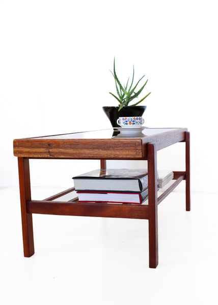 Glass Top Zim Teak Coffee Table