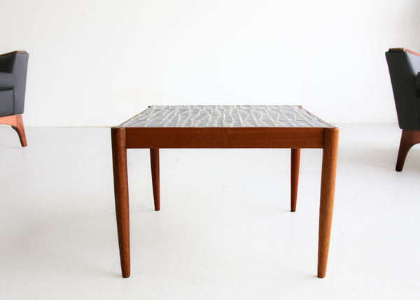 Repurposed Tile Top Side Table