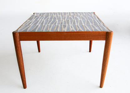 Repurposed Tile Top Side Table