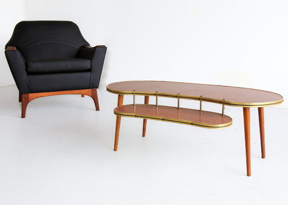 Bean Shape Two Tier Coffee Table