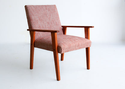 Vintage Modern Show Wood Armchair