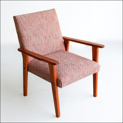 Vintage Modern Show Wood Armchair