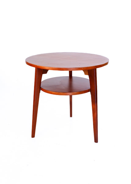 Two-tier Round Lamp Table
