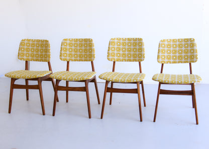 Four Vintage Modern Dining Chairs