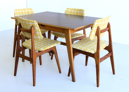 Four Vintage Modern Dining Chairs