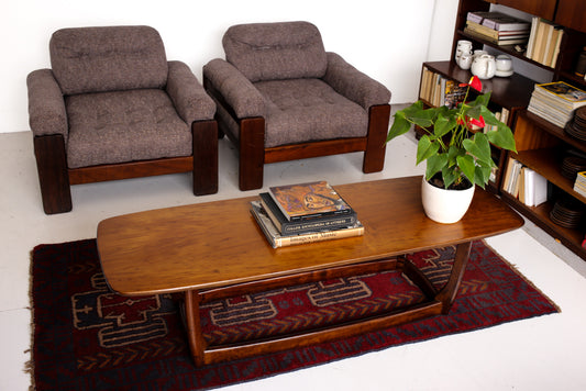 A Pair of Brutalist Armchairs