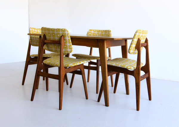 Four Vintage Modern Dining Chairs