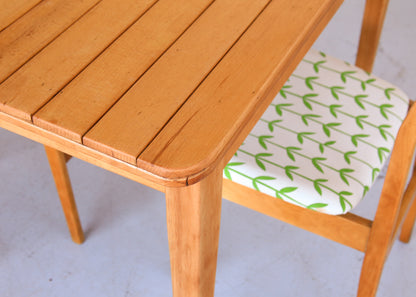 Vintage Solid Beech Kitchen Table