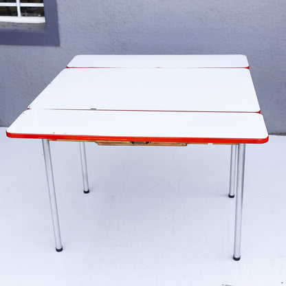 Extendable Enamel Top Kitchen Table