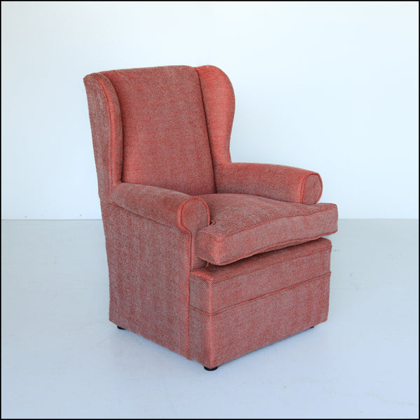 Vintage Wingback Rocking Chair