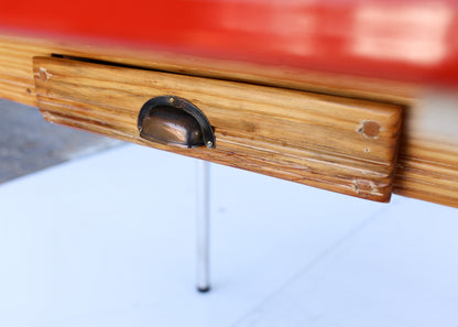 Extendable Enamel Top Kitchen Table