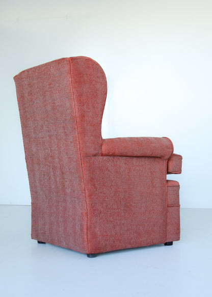 Vintage Wingback Rocking Chair