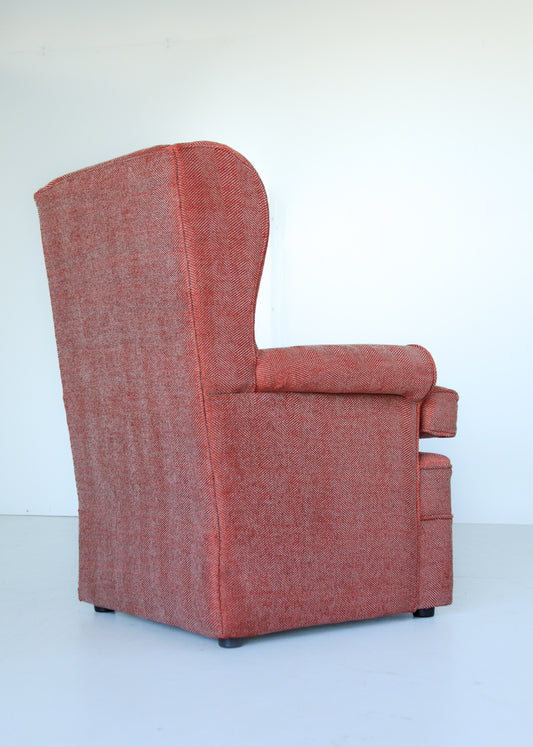 Vintage Wingback Rocking Chair