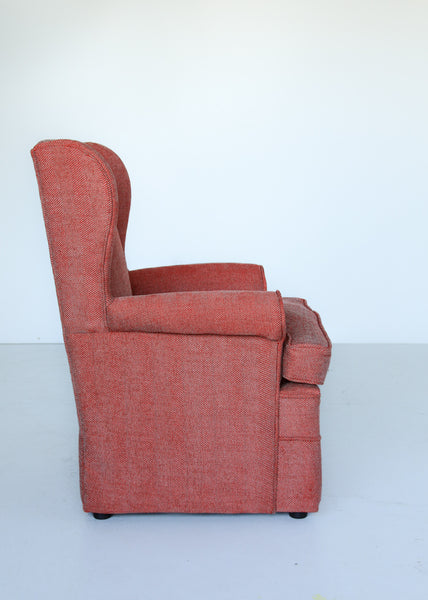 Vintage Wingback Rocking Chair