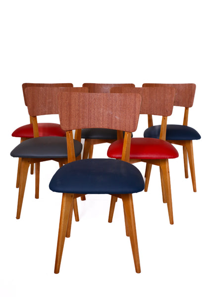 Six MCM Dining Chairs