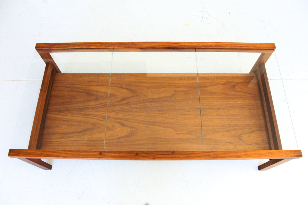 DS Vorster Glass and Kiaat Coffee Table