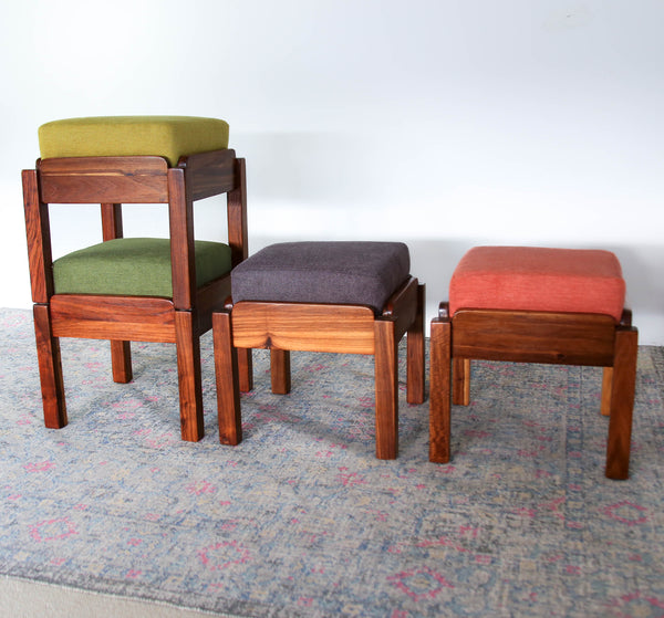 Set of Four Stacking Stools