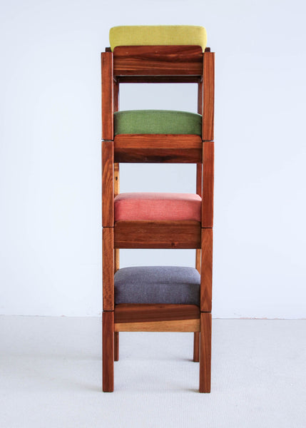 Set of Four Stacking Stools