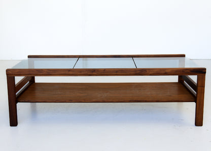 DS Vorster Glass and Kiaat Coffee Table