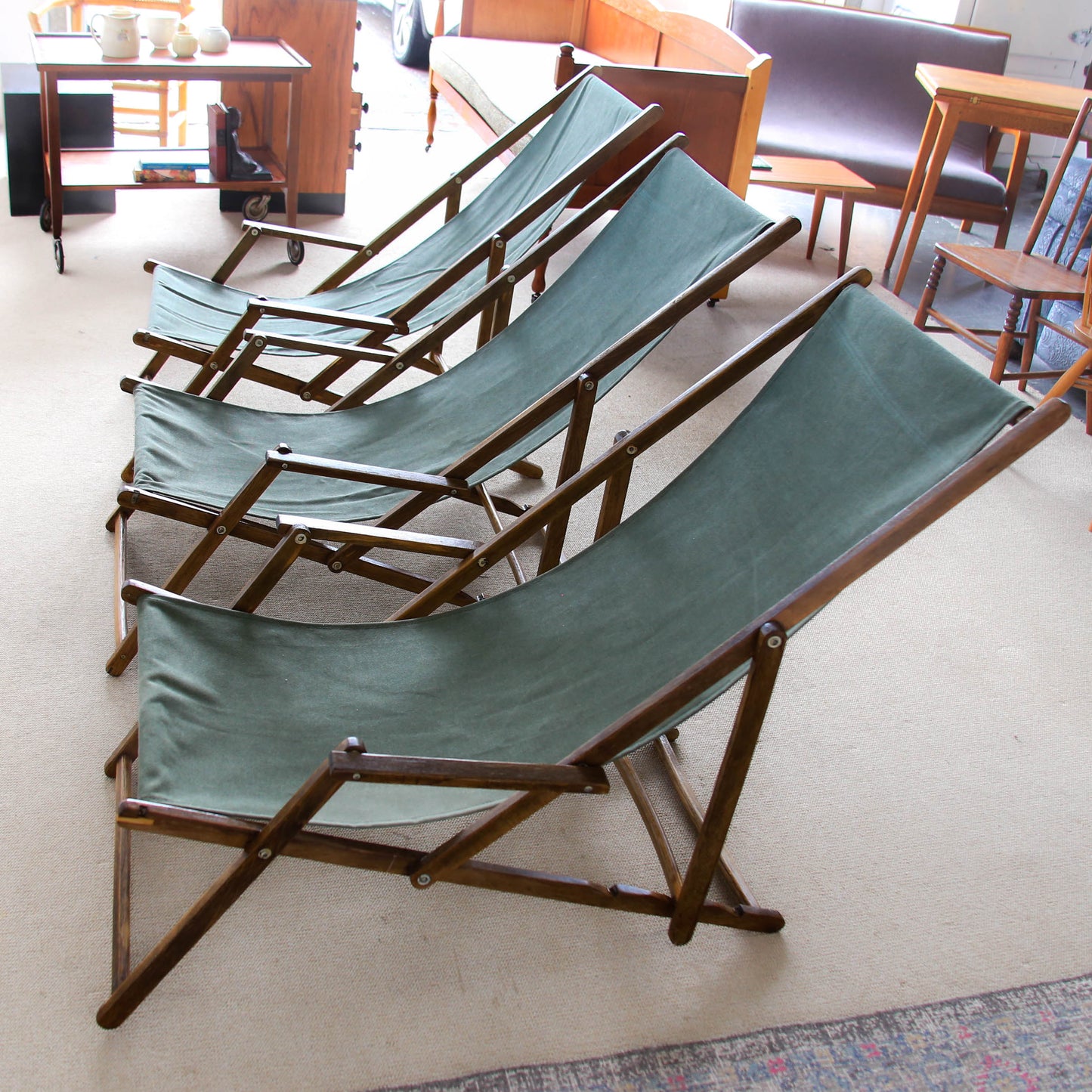 Vintage Deck Chair (three available)