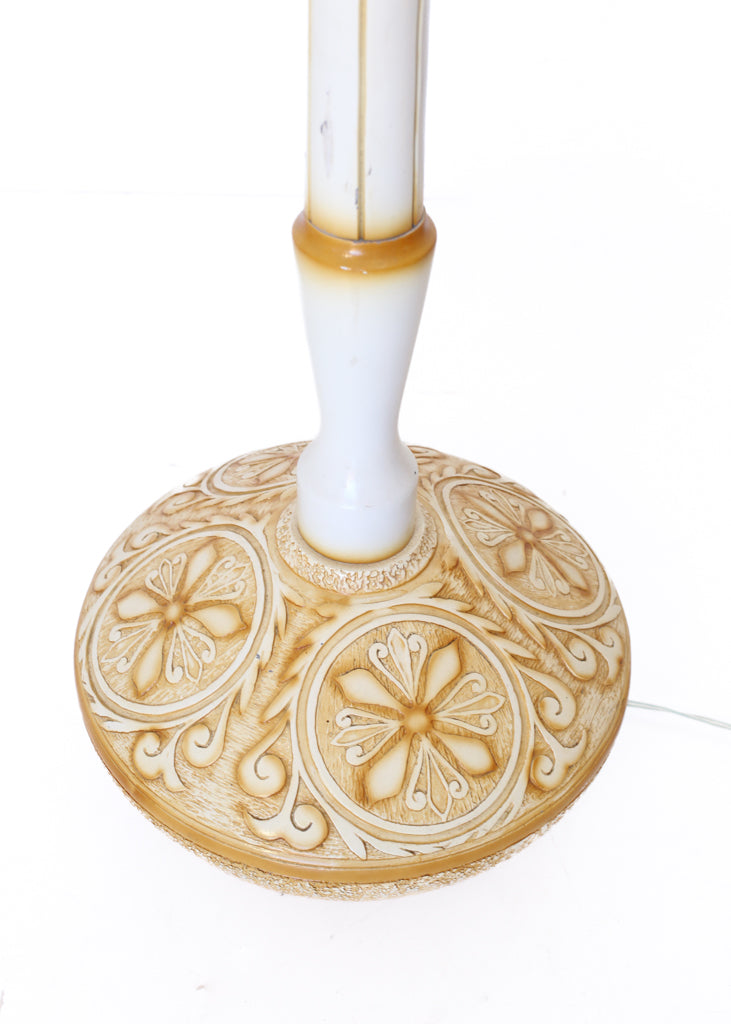 Mid-century Chalkware Floor Lamp