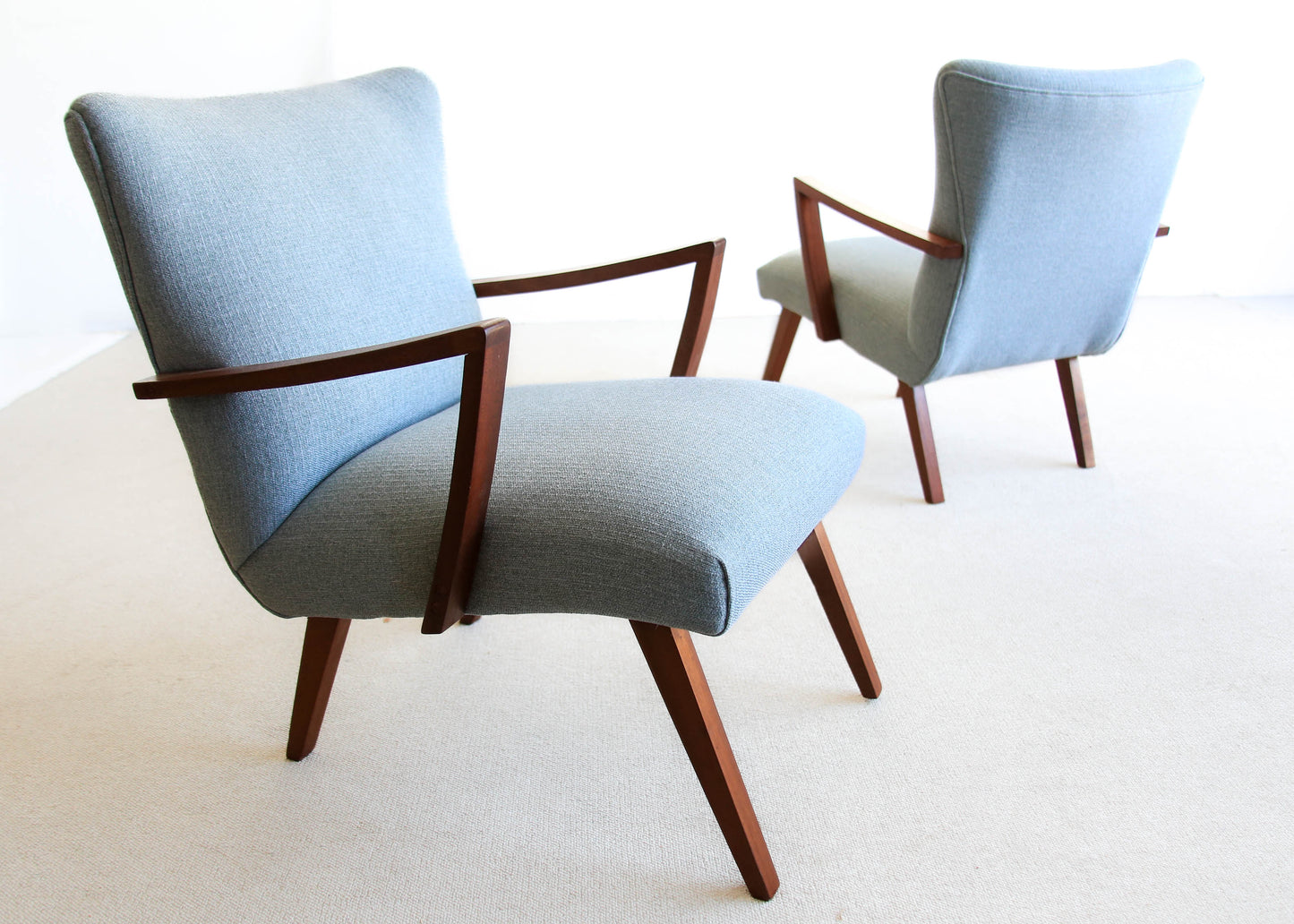 A Pair of Vintage Modern Armchairs