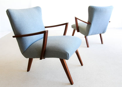 A Pair of Vintage Modern Armchairs